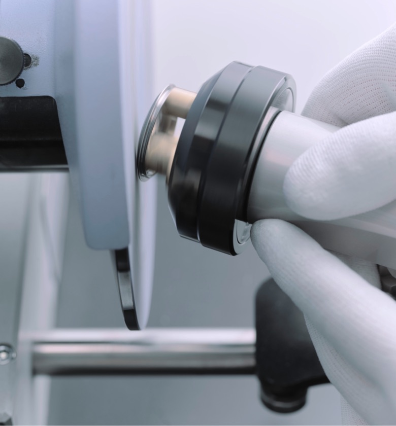 A Rolex watch being refinished