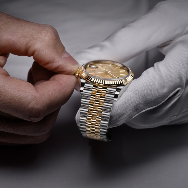 Explorer servicing at Rolex