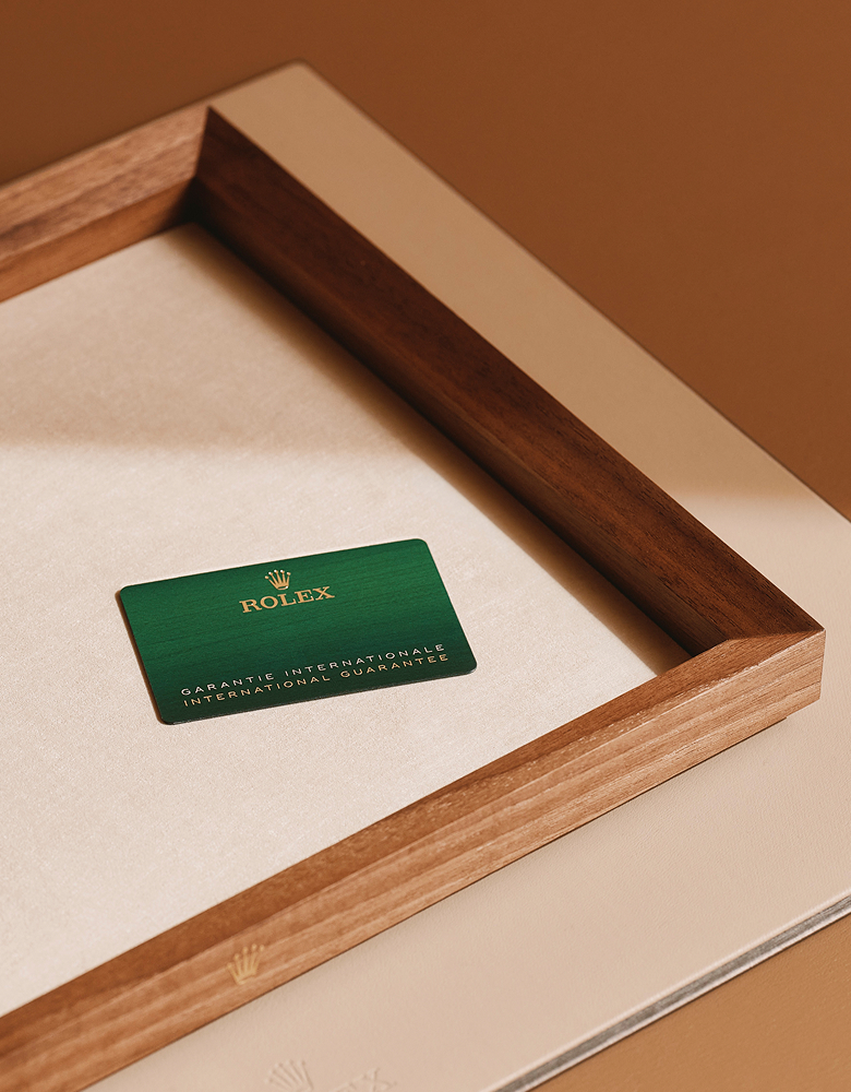 The Rolex Service Guarantee card