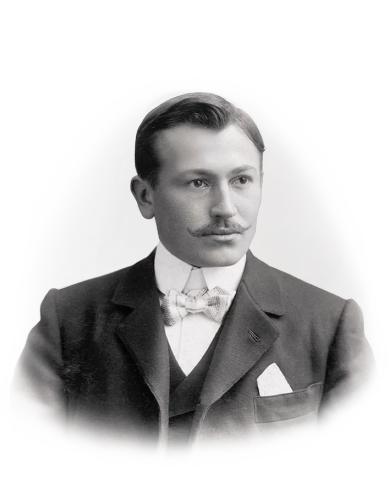 The founder of Rolex: Hasn Wilsdorf